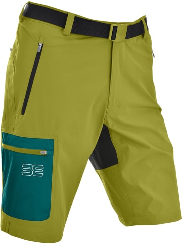 Maul Sport Bermudy trekkingowe "Doldenhorn XT" w kolorze oliwkowo-morskim