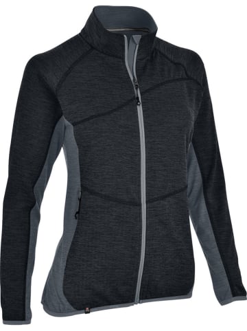 Maul Sport Fleecejacke "Montafon II" in Anthrazit/ Grau