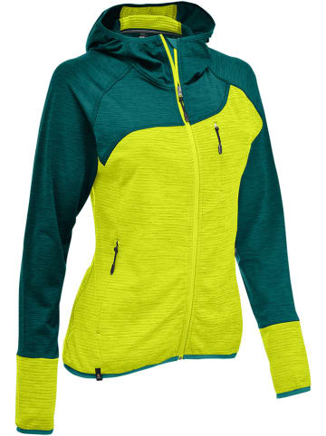 Maul Sport Fleecejacke "Riedlerspitz II" in Petrol/ Limette