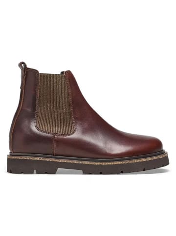 Birkenstock Skórzane sztyblety "Highwood" w kolorze brązowym