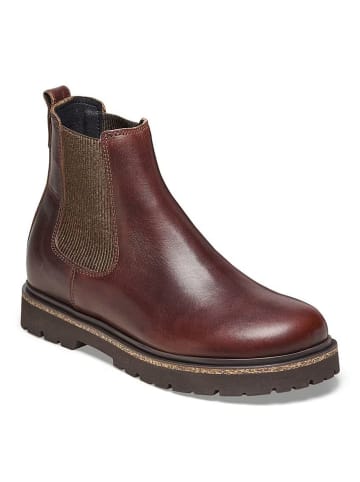 Birkenstock Skórzane sztyblety "Highwood" w kolorze brązowym