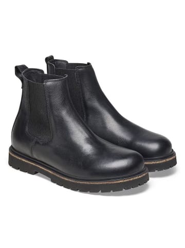 Birkenstock Skórzane sztyblety "Highwood" w kolorze czarnym