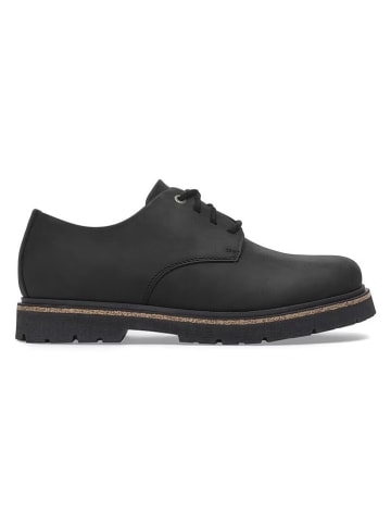 Birkenstock Skórzane trzewiki "Highwood" w kolorze czarnym