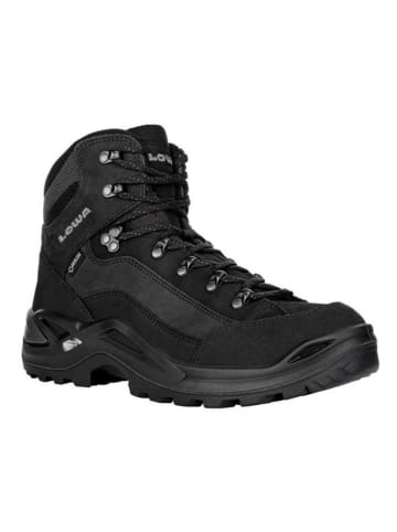 LOWA Skórzane buty trekkingowe "Renegade GTX Mid" w kolorze czarnym