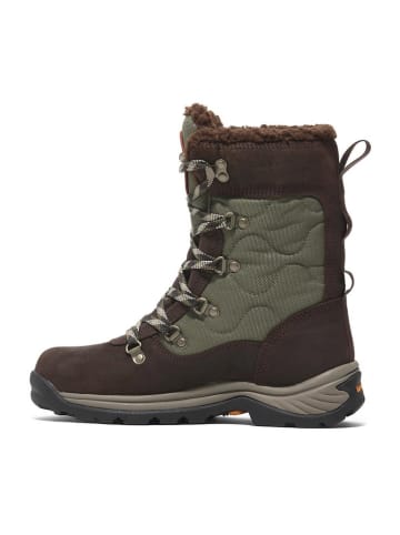 Timberland Leder-Winterstiefel "Chocorua" in Khaki/ Braun