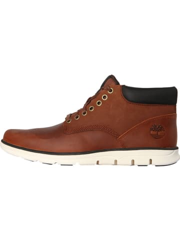 Timberland Skórzane botki "Bradstreet Chukka" w kolorze jasnobrązowym