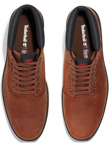 Timberland Skórzane botki "Bradstreet Chukka" w kolorze jasnobrązowym