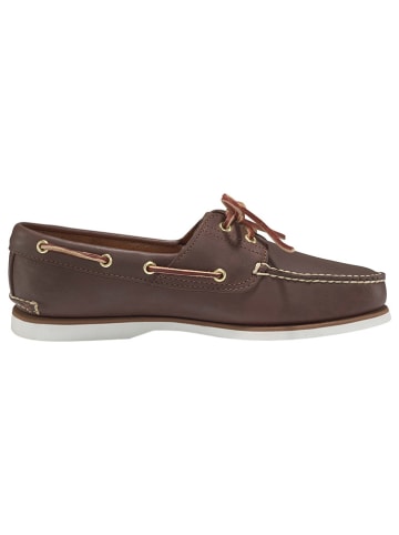 Timberland Skórzane mokasyny "2 Eye Boat" w kolorze jasnobrązowym