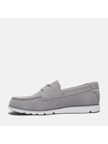 Timberland Leder-Mokassins "Grafton Bay" in Grau