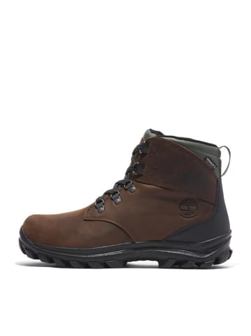 Timberland Skórzane botki "Chillberg" w kolorze brązowym