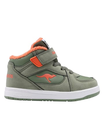 Kangaroos Sneakersy "K-CPI Kalino" w kolorze zielono-pomarańczowym