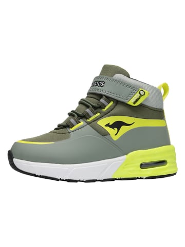 Kangaroos Sneakers "K-XI Creed" in Grau/ Gelb