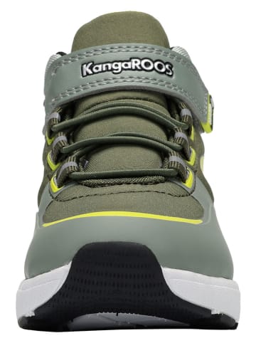 Kangaroos Sneakersy "K-XI Creed" w kolorze szaro-żółtym