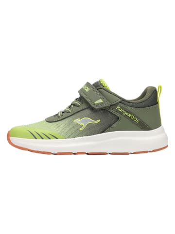 Kangaroos Sneakersy "KB-Rida EV" w kolorze zielono-żółtym