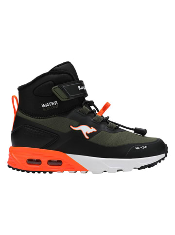 Kangaroos Sneakersy "Toke" w kolorze czarno-pomarańczowym