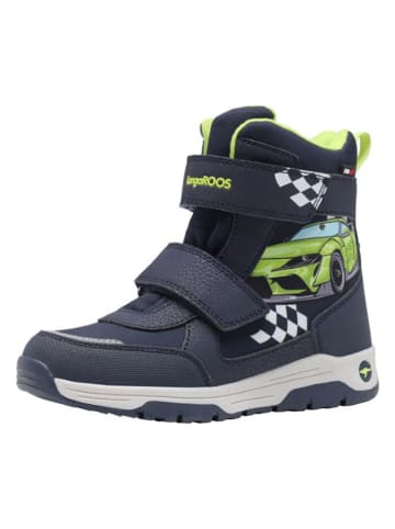 Kangaroos Winterboots "K-MJ Luxor V RTX SL" in Dunkelblau/ Grün