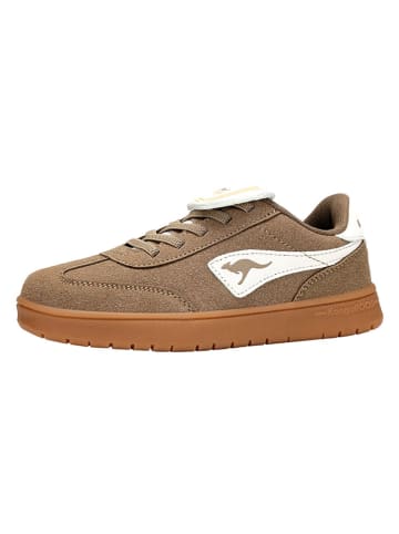 Kangaroos Sneakers "K-CA Bam Flap SD" lichtbruin/wit
