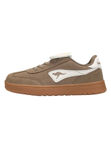 Kangaroos Sneakers "K-CA Bam Flap SD" lichtbruin/wit