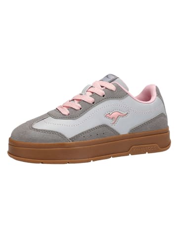 Kangaroos Sneakers "K-GK Creepin" grijs/wit/lichtroze