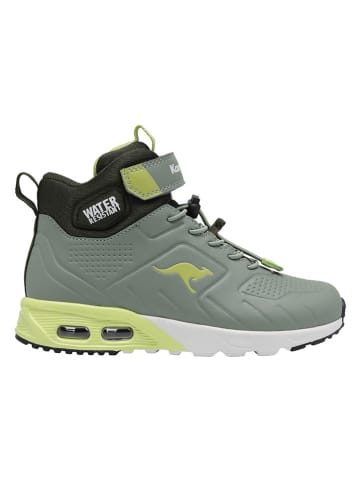 Kangaroos Sneakersy "KX-Molbo Mid EV" w kolorze szaro-żółtym