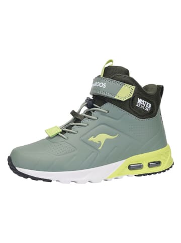 Kangaroos Sneakersy "KX-Molbo Mid EV" w kolorze szaro-żółtym