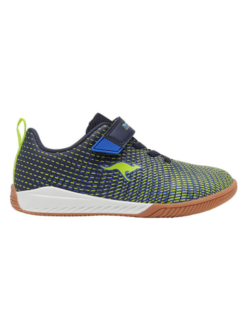 Kangaroos Sportschuhe "K5-Hover EV" in Dunkelblau/ Grün