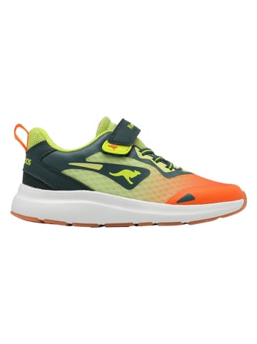 Kangaroos Sneakers "KB-Pang EV" in Grün/ Gelb/ Orange
