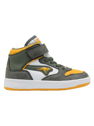 Kangaroos Sneakers "Rim Mid EV" in Khaki/ Senf/ Weiß