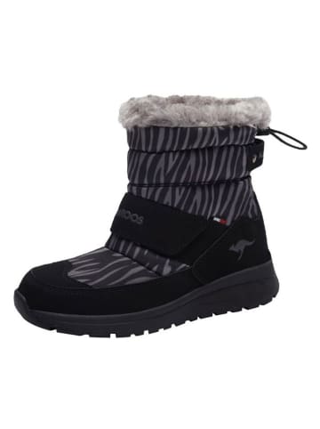 Kangaroos Winterstiefel "K-PE Marty RTX" in Schwarz/ Grau