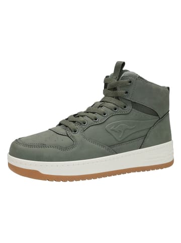 Kangaroos Sneakers "K-Top Power Mid" in Grün