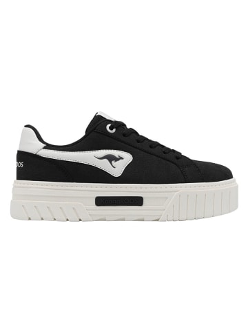 Kangaroos Sneakersy "Grace" w kolorze kremowo-czarnym