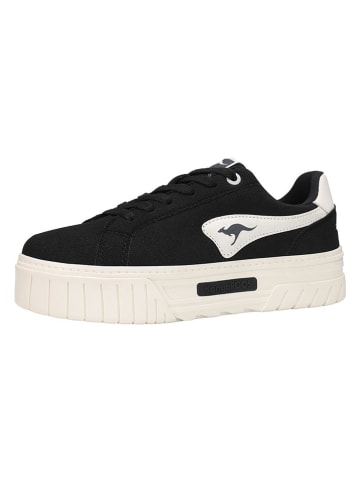 Kangaroos Sneakers "Grace" zwart/crème