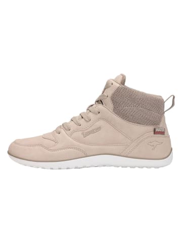 Kangaroos Buty "K-BF Sleet Mid" w kolorze beżowym do chodzenia na boso
