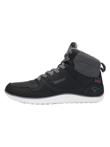 Kangaroos Barfußschuhe "K-BF Sleet Mid" in Schwarz/ Grau