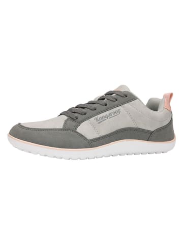Kangaroos Buty "K-BF Sierra" w kolorze szaro-jasnoróżowym do chodzenia na boso