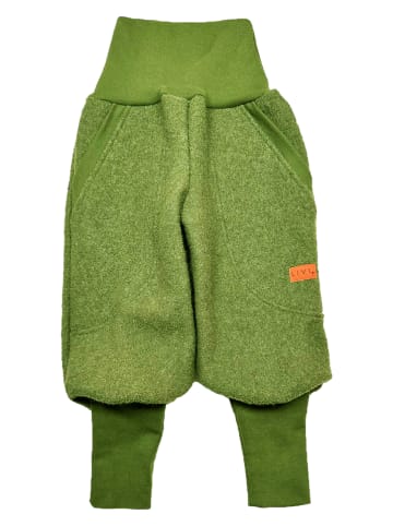 LiVi Woll-Streetjogger "Green" in Grün