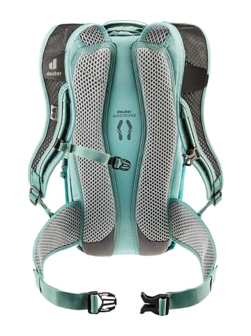 Deuter Plecak rowerowy "Race 8" w kolorze turkusowym - 22 x 43 x 14 cm