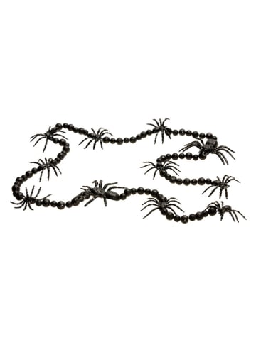 CHAKS Girlande ''Black Spider'' in Schwarz - (L)160 cm