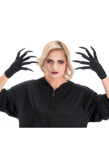 CHAKS Rękawiczki kostiumowe "Nails" w kolorze czarnym