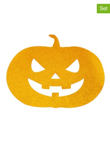 CHAKS Podkładki stołowe (4 szt.) "Pumpkin" w kolorze pomarańczowym - 37 x 40,3 cm