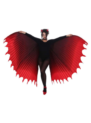 CHAKS Kostümcape ''Devil Wings'' in Schwarz/ Rot