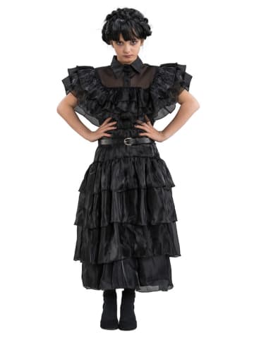 CHAKS 2tlg. Kostüm "Wednesday© Prom Night" in Schwarz