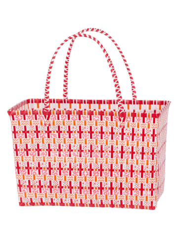 Overbeck and Friends Shopper "Sue" in Rot - (B)43 x (H)28 x (T)23 cm