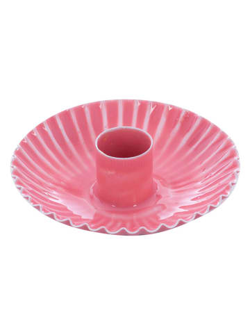 Overbeck and Friends Kerzenhalter "Nelly" in Rosa - (H)3 x Ø 9,5 cm