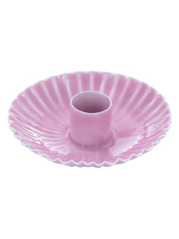 Overbeck and Friends Kerzenhalter "Nelly" in Lila - (H)3 x Ø 9,5 cm