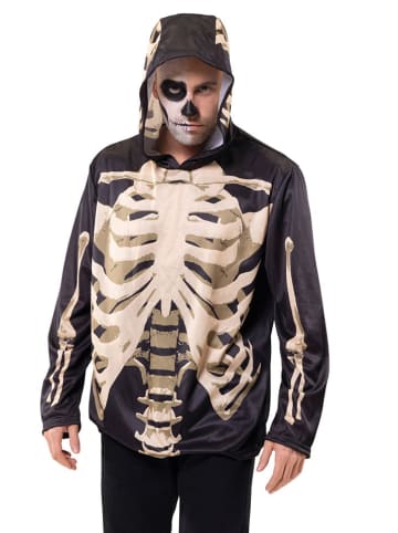 Party x People Kostümsweatshirt ''Skelett'' in Schwarz