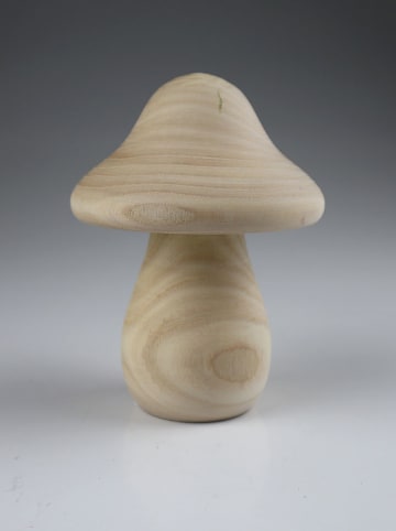 AM Design Figurka dekoracyjna "Mushroom" w kolorze beżowym - wys.13 x Ø 10 cm