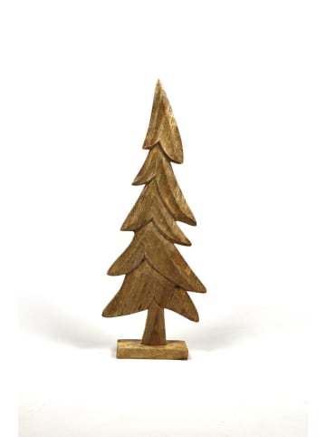 AM Design Decofiguur "Boom" bruin - (H)82 cm