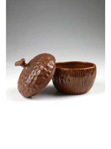 AM Design Dekoschale "Eichel" in Braun - (H)13 x  Ø 11 cm