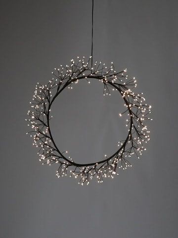 AM Design LED Kranz in Schwarz - Ø 45 cm